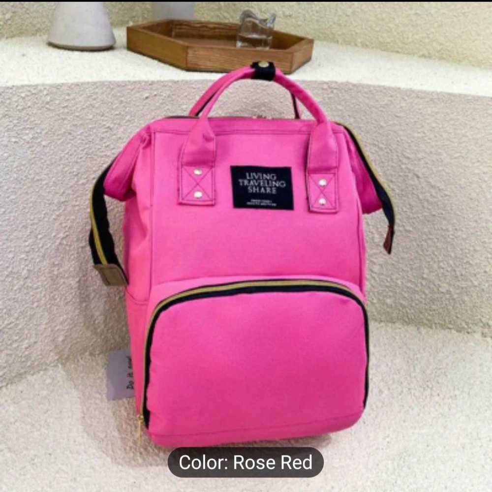 New Backpack Purse /Diaper bag! Pink in color !